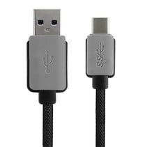 USB-C Kabel 3 meter datakabel USB / USB-C Heavy Duty Nylon