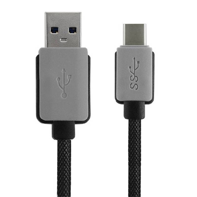 USB-C Kabel 3 meter datakabel USB-USB-C Heavy Duty Nylon