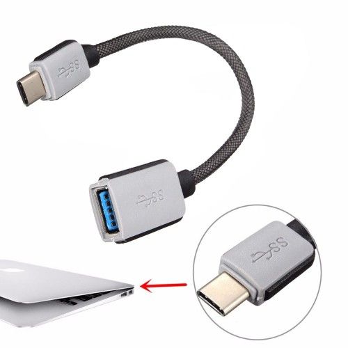 Câble USB femelle / Micro USB mâle OTG – 0,20m