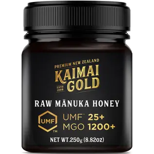 Manuka Honing / Honig - KAIMAI GOLD MANUKA-HONIG UMF® 25+ KAIMAI GOLD / 250g MANUKA-HONIG / MGO ≥ 1200