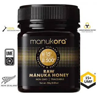 Manuka Honing / Honig - MANUKORA MANUKA HONIG UMF® 15+ MANUKORA / 250g MANUKA-HONIG / MGO ≥ 514