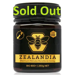 MANUKA-HONIG MGO 550+ / 250g MANUKA-HONIG ZEALANDIA