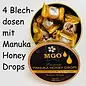 Manuka Honing / Honig - BEE NATURAL MĀNUKA-HONEY LOZENGES / 4x 100g MGO® 300+ MĀNUKA HONEY LOZENGES