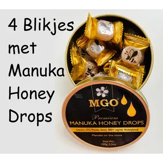 Manuka Honing / Honig - BEE NATURAL MANUKA-HONIG BONBONS / 4x 100g MGO® 300+ MANUKA-HONIG BONBONS