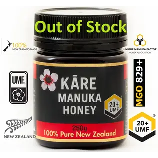 Manuka Honing / Honig - KĀRE MANUKA-HONIG UMF® 20+ KĀRE / 250g MANUKA-HONIG / MGO ≥ 829