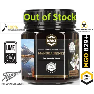 Manuka Honing / Honig - NAKI MANUKA-HONIG UMF® 20+ NAKI / 250g MANUKA-HONIG / MGO ≥ 829