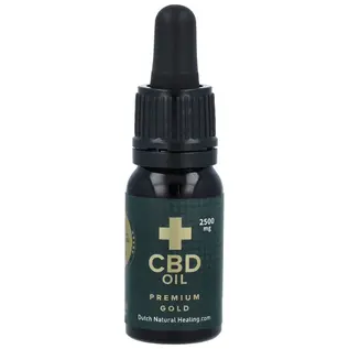 CBD-OLIE 25% - 10ml/2500mg CBD (± 200 druppels CBDolie met 12mg CBD)