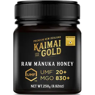 Manuka Honing / Honig - KAIMAI GOLD MANUKA-HONIG UMF® 20+ KAIMAI GOLD / 250g MANUKA-HONIG / MGO 830+