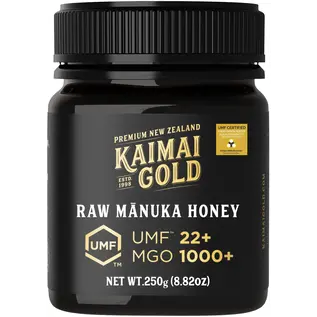 Manuka Honing / Honig - KAIMAI GOLD MANUKAHONING UMF® 22+ / MGO 1000+ # 250g KAIMAI GOLD MANUKA HONING