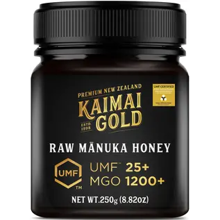 Manuka Honing / Honig - KAIMAI GOLD MANUKAHONING UMF® 25+ / MGO 1200+ # 250g KAIMAI GOLD MANUKA HONING