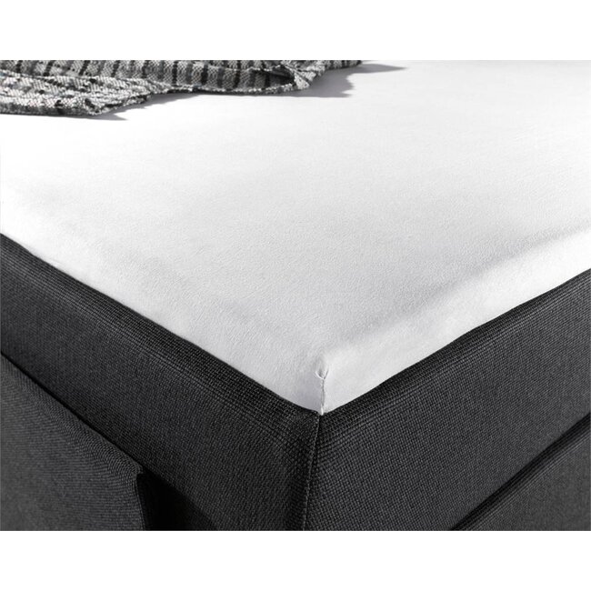 Topper hoeslaken - jersey - 180x200/220 cm