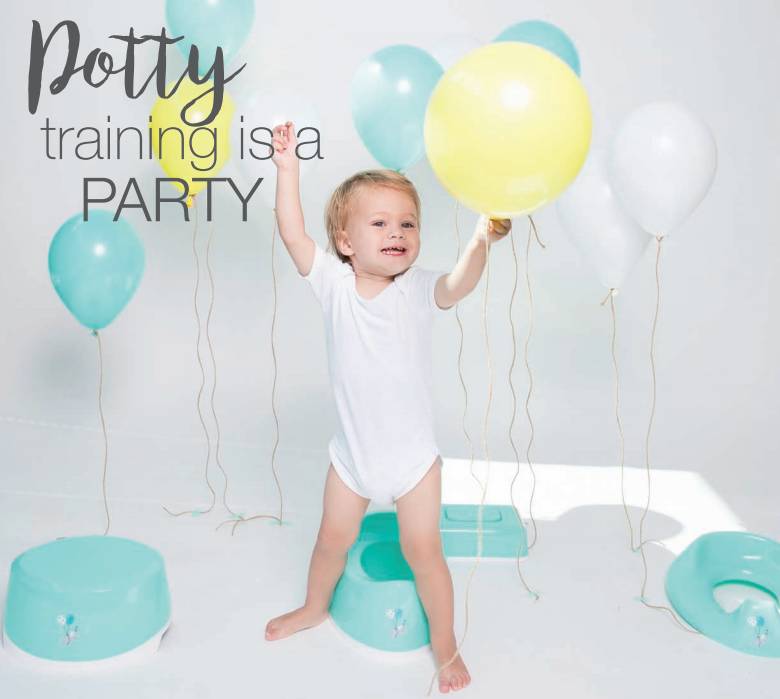 Potty training is a PARTY !!