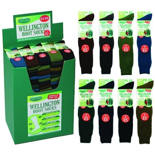 Wellington sokken (Per 1 paar) assorti