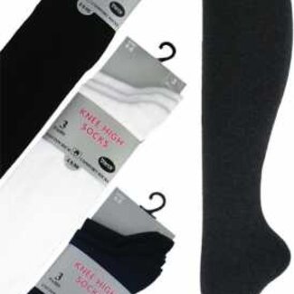 Cooksmart Kniekousen zwart (Per 3 paar)