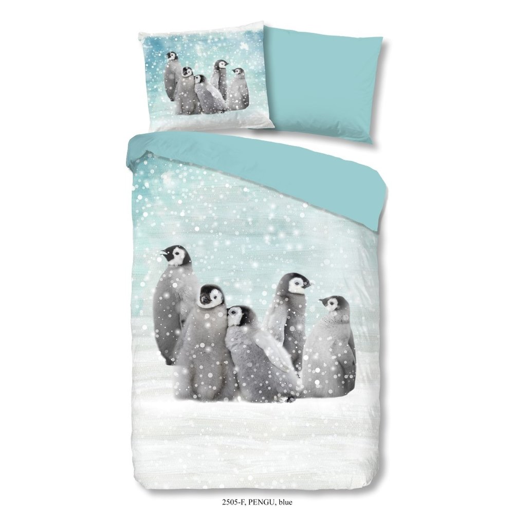 Morning dekbedovertrek Pinguïns - flanel katoen - Koop nu