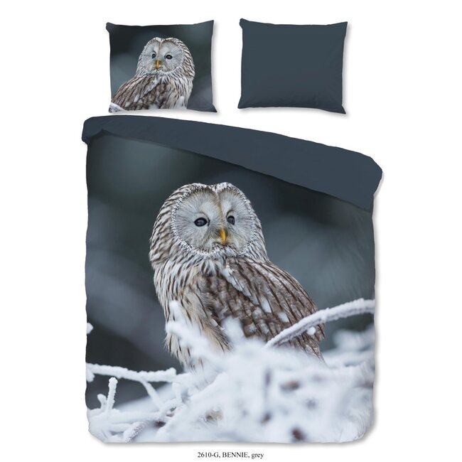 Katoen dekbedovertrek Uil
