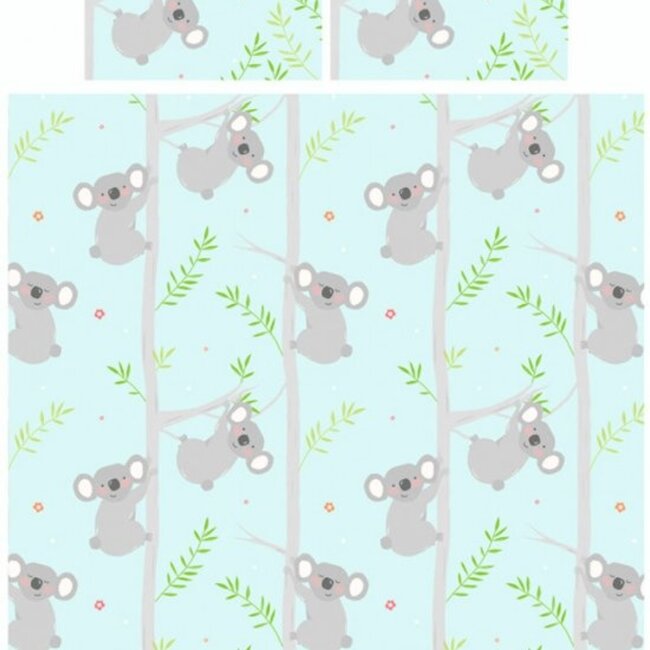 Polykatoen dekbedovertrek Koala's