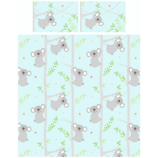 Polykatoen dekbedovertrek Koala's