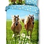 Katoen kinderdekbedovertrek Pony's - 140x220 + 60x70 cm