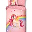 Katoen kinderdekbedovertrek Unicorn rainbow  - 140x220 + 60x70 cm