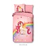 Katoen kinderdekbedovertrek Unicorn rainbow  - 140x220 + 60x70 cm
