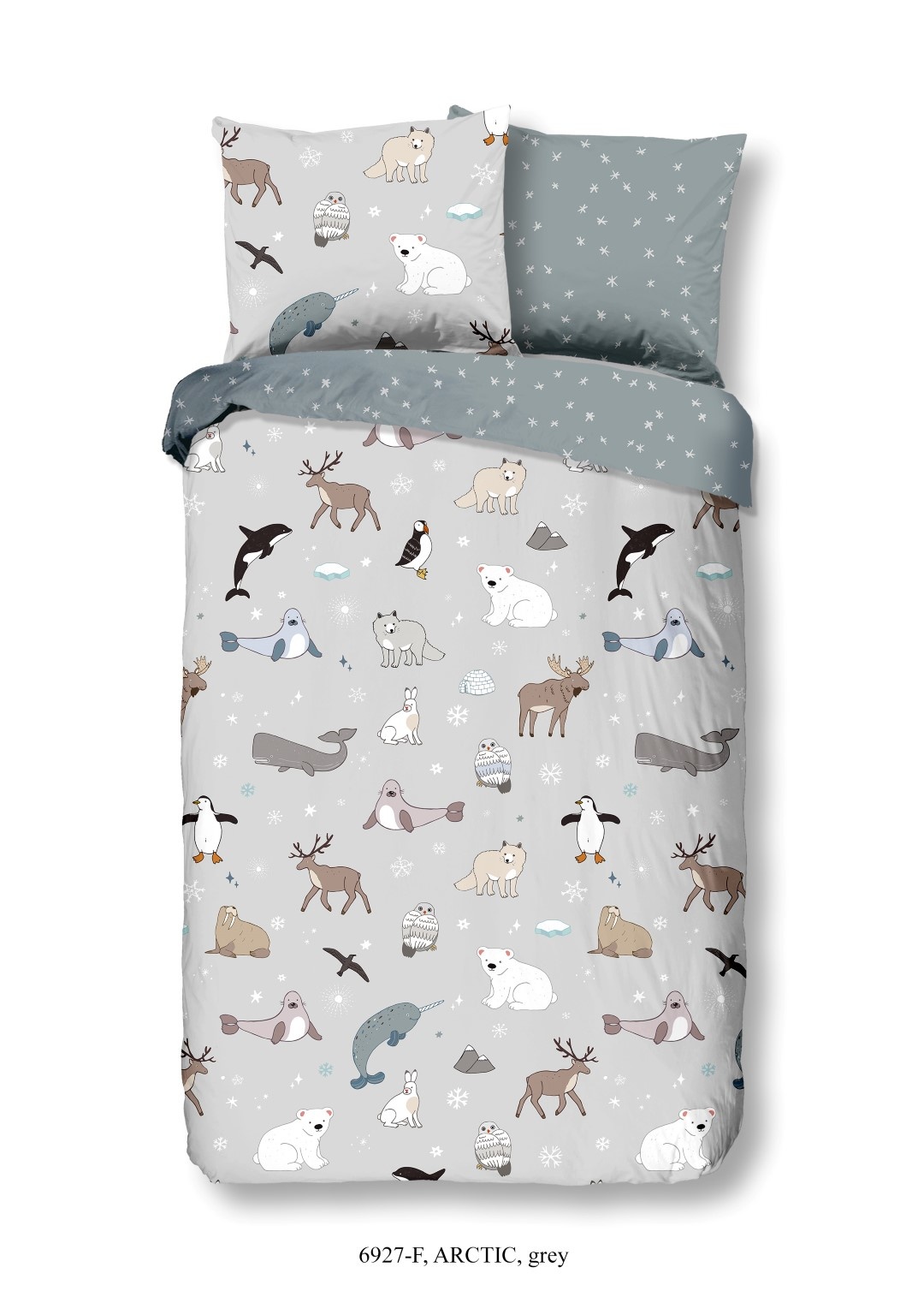 Good Morning kinderdekbedovertrek Artic - flanel - 140x220 + 60x70 cm