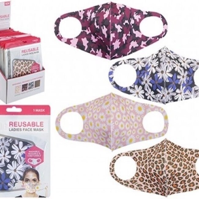 Mondkapje met print (Per stuk)