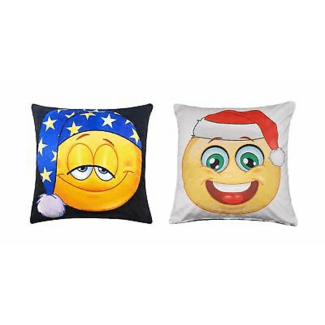 Studio Art Kerst sierkussen Emoji