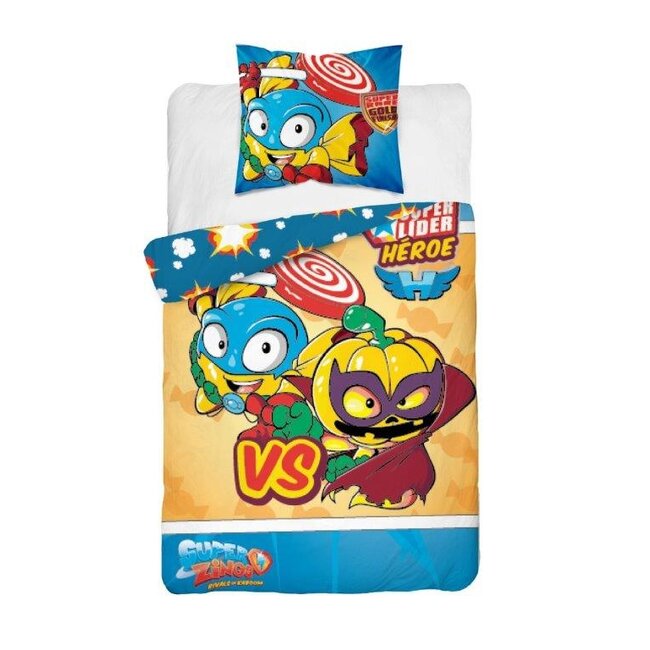 Super Zings dekbedovertrek Super Slider - katoen - 140x200 + 70x80 cm