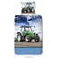 Flanel kinderdekbedovertrek Groene Trekker - 140x220 cm + 60x70 cm