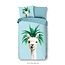 Katoen kinderdekbedovertrek Lama palm - 140x220 + 60x70 cm