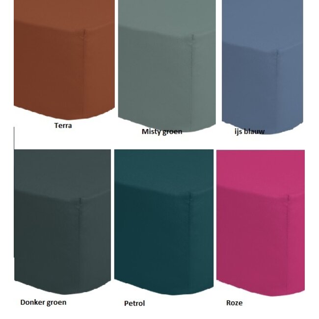 Hoeslaken - jersey - 90x220 cm