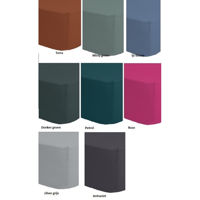 Hoeslaken - jersey - 180x220 cm