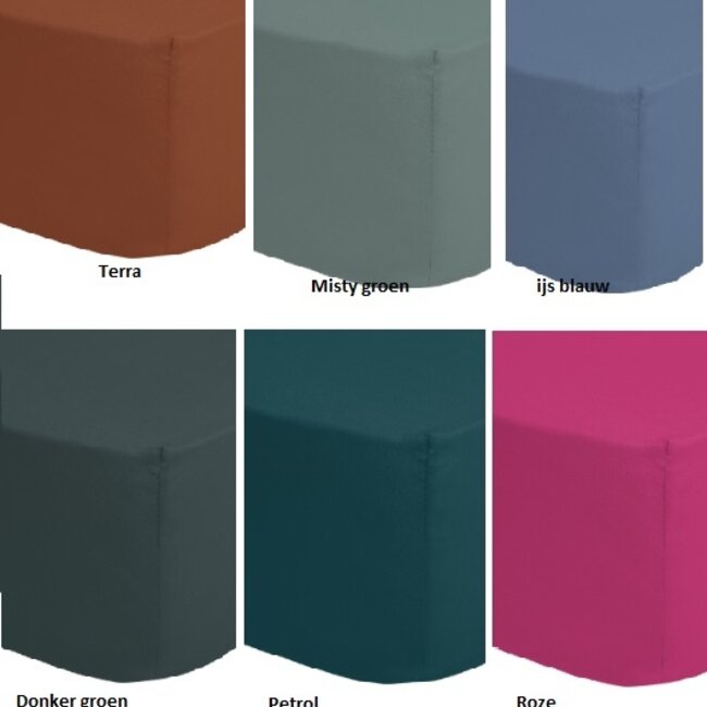 Hoeslaken jersey - 200 x 220 cm