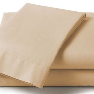 Bedrok percal katoen 152x198 cm coffee