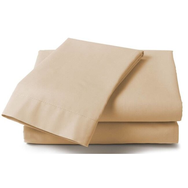Bedrok percal katoen 152x198 cm coffee