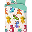 Katoen kinderdekbedovertrek Dragons - 140x220 + 60x70 cm