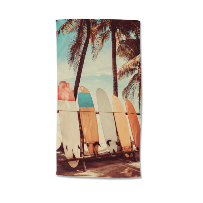 Strandlaken Vintage surf - 100 x 180 cm
