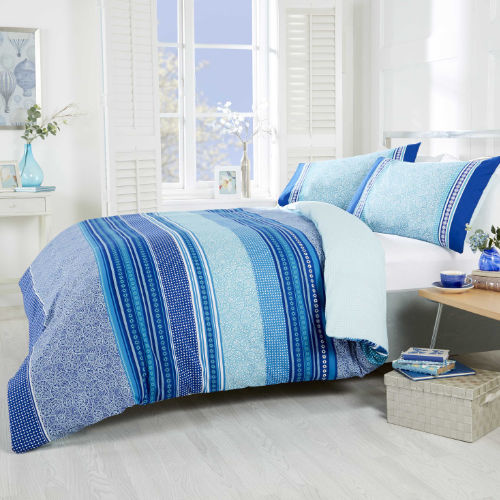 Dekbedovertrek Havana blauw
