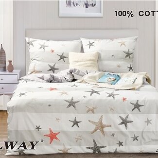 Sweet Home Katoen dekbedovertrek Zeesterren