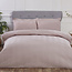 Microvezel dekbedovertrek Pinsonic chevron blush roze - 135x200 + 50x75 cm