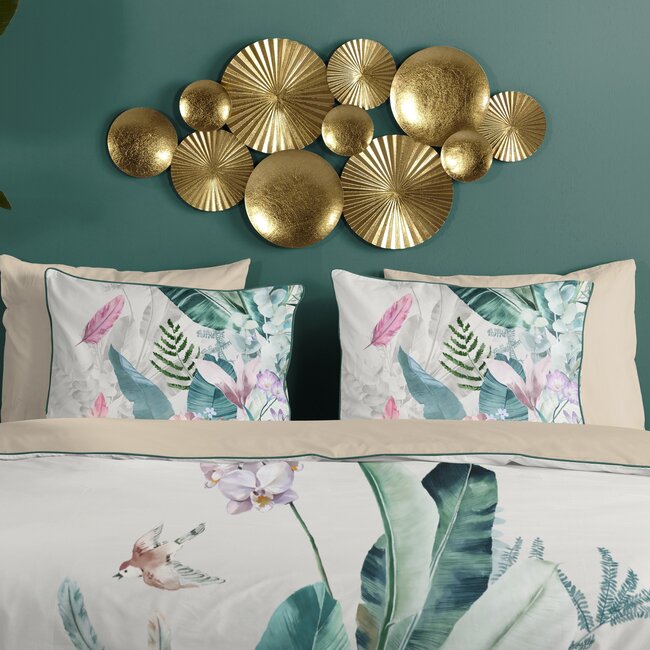 Katoen satijn dekbedovertrek Verdi