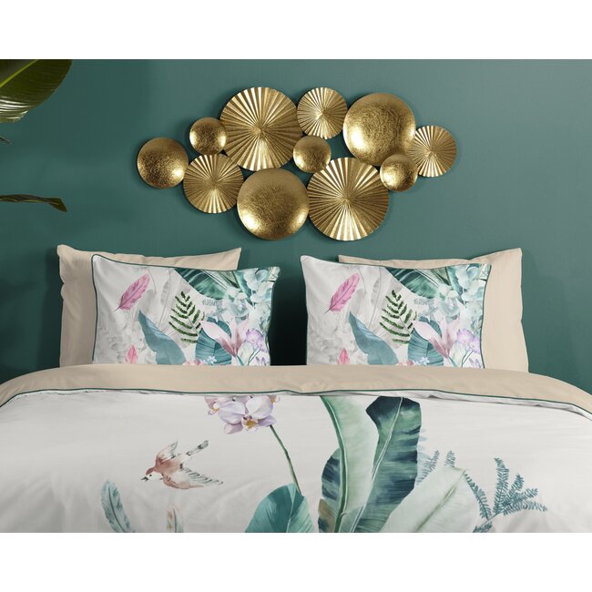 Katoen satijn dekbedovertrek Verdi