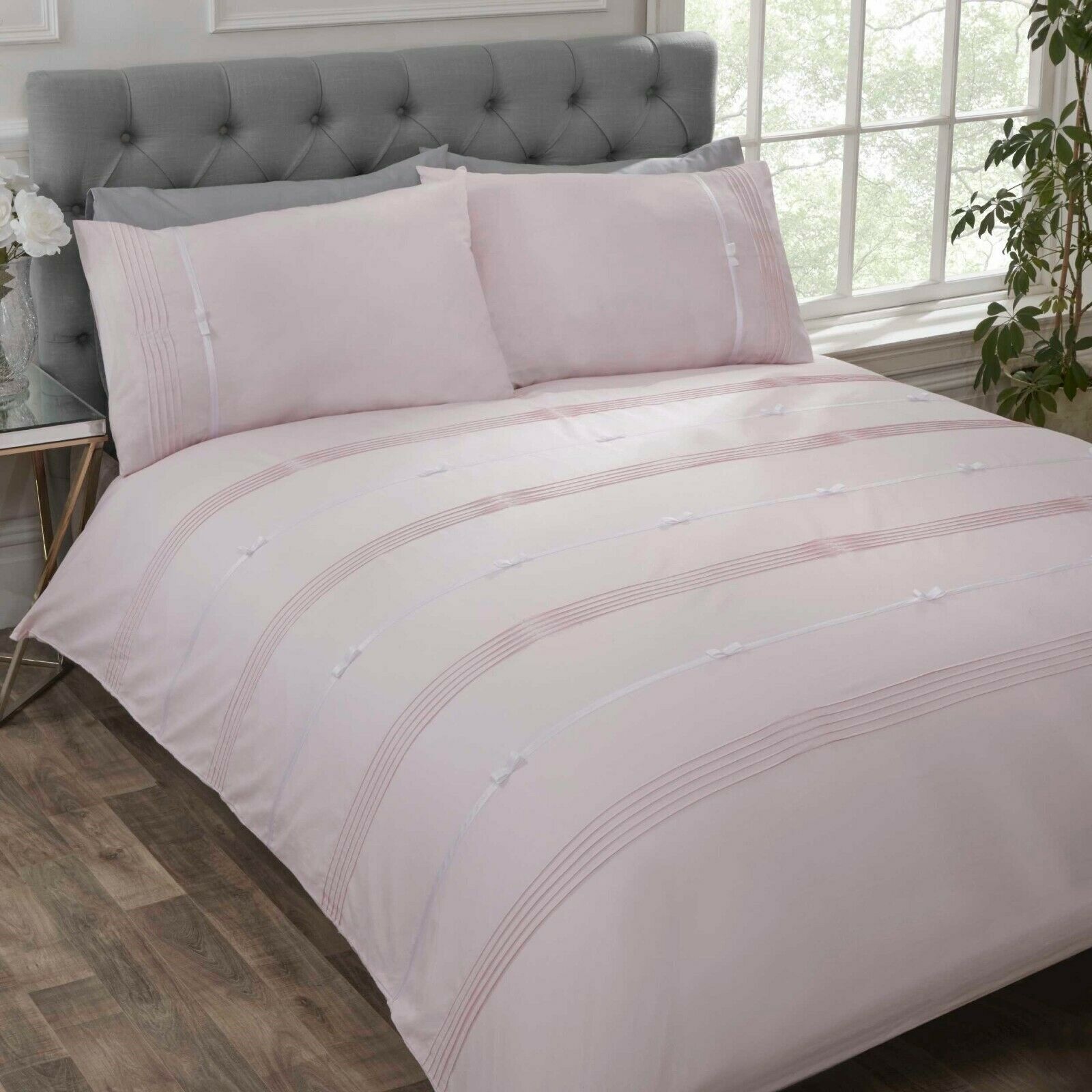 Belle Maison dekbedovertrek Clarissa blush - blended katoen