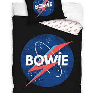 Muziek Bowie kinderdekbedovertrek - katoen -  140x200 cm
