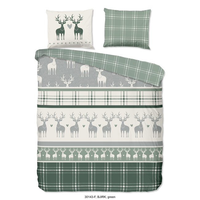 Flanel dekbedovertrek Bjirk