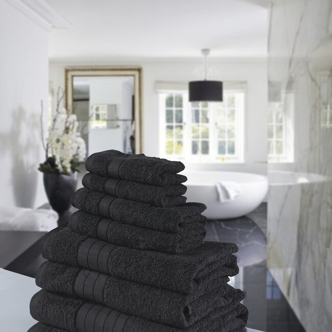 Handdoekken - katoen 500 gr/m² - antraciet