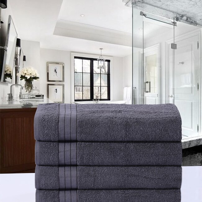 Handdoekken - katoen 500 gr/m² - antraciet