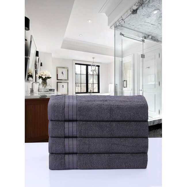 Handdoekken - katoen 500 gr/m² - antraciet