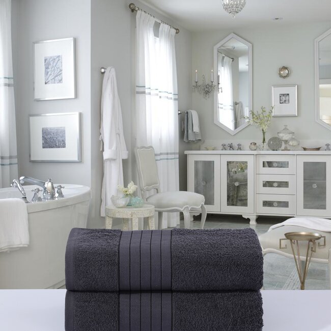 Handdoekken - katoen 500 gr/m² - antraciet